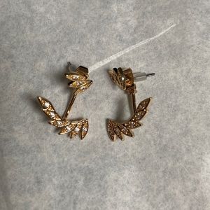NWT UO elle leaf gold huggies